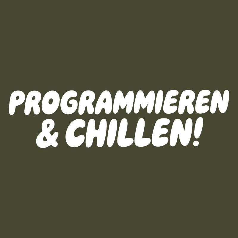 Programming & Chill – Large block font