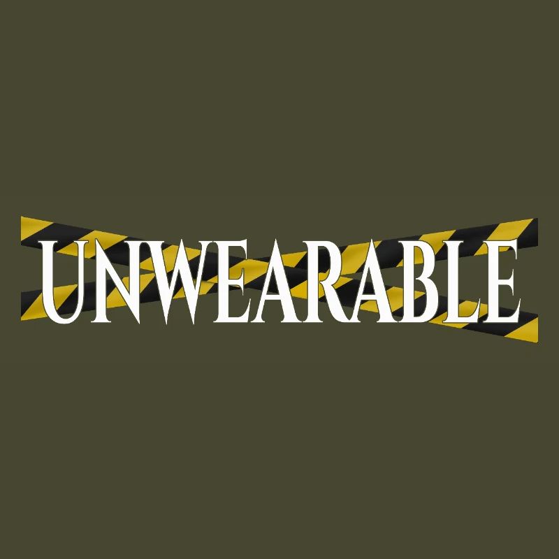 Unwearable – Statement Design with Warning Tape