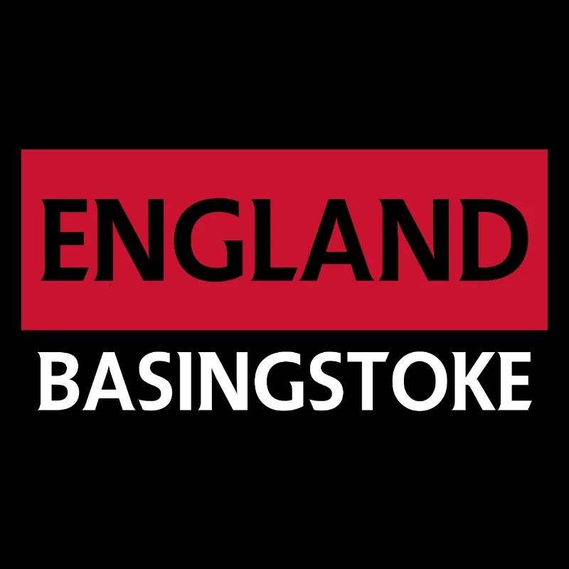 England Basingstoke Flag Artistic Design