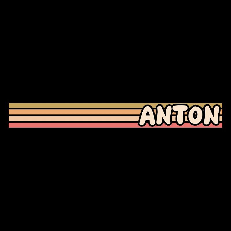 Nostalgic retro design named Anton