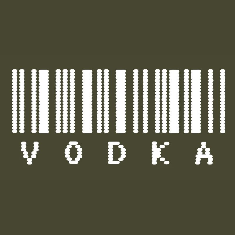 Vodka Barcode Typography