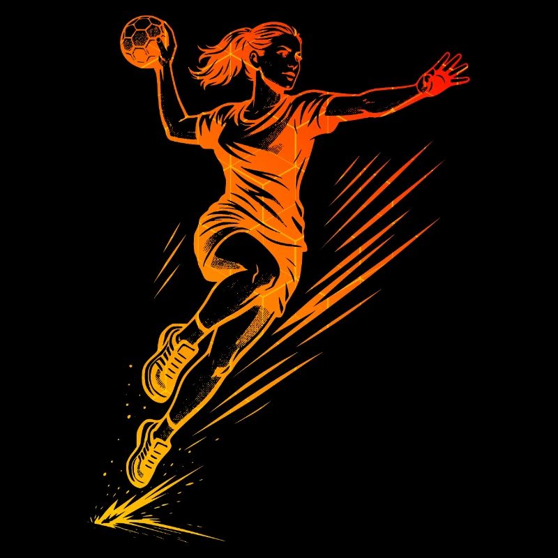 In a nutshell, women's handball