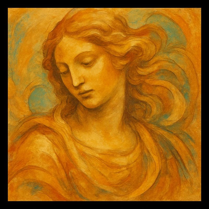 Portrait doré de la Renaissance