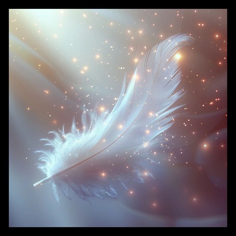 Ethereal Feather Luminous – Symbol of Light
