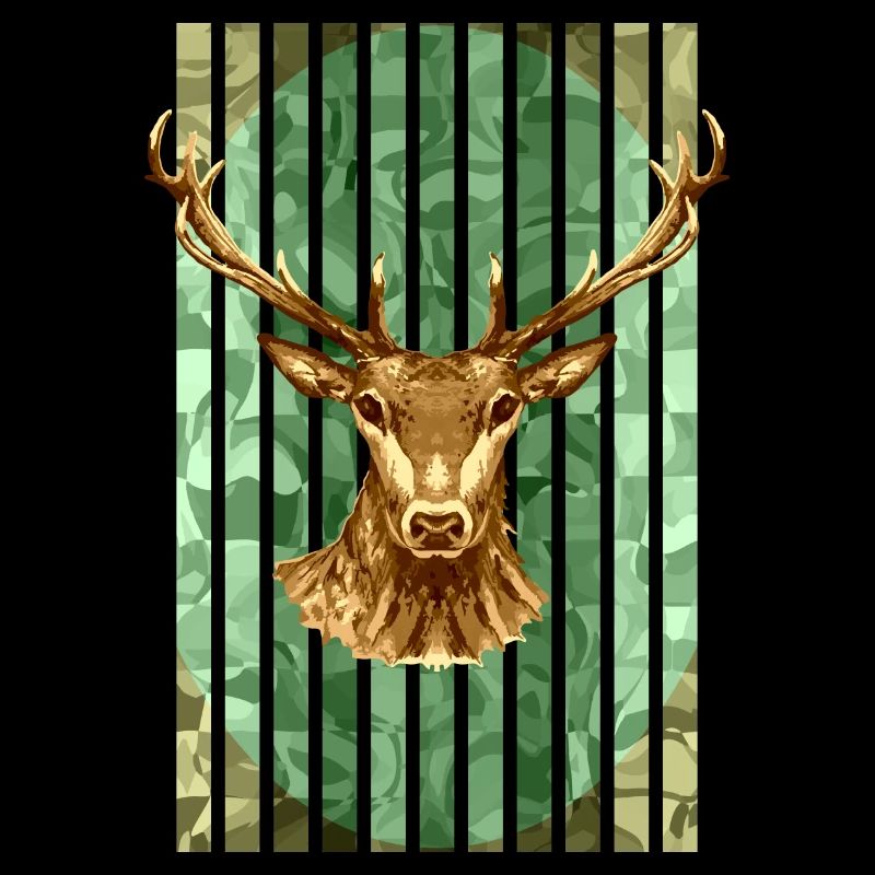 Cerf roi de la forêt