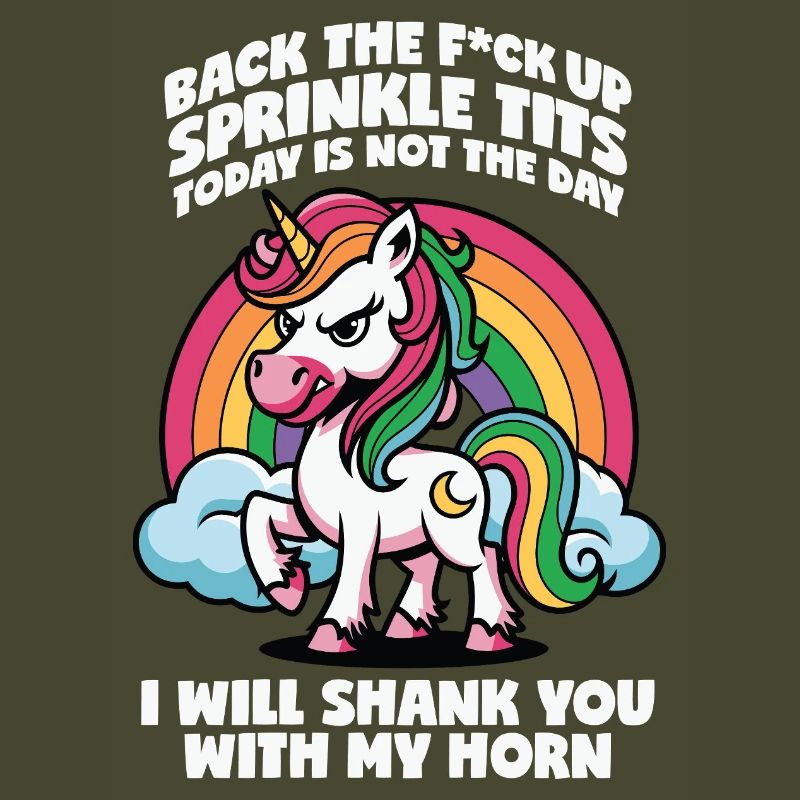 Regenbogen Einhorn Attitüde Geschenk Geschenkidee