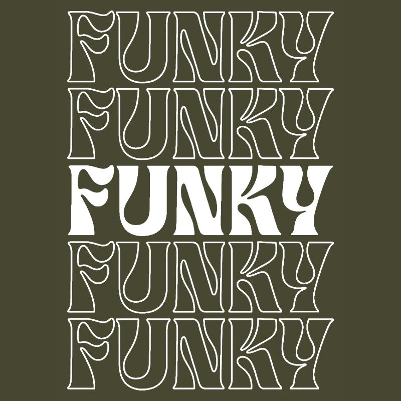 Funky Repeating Text Pattern