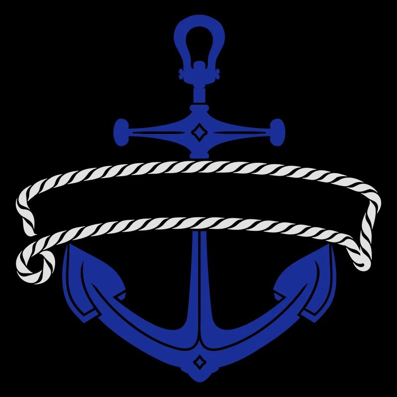 Anker mit Tau / anchor & rope frame (ot; 2c)