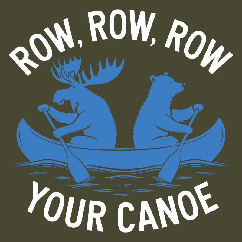 Rame, rame, rame ton canoë