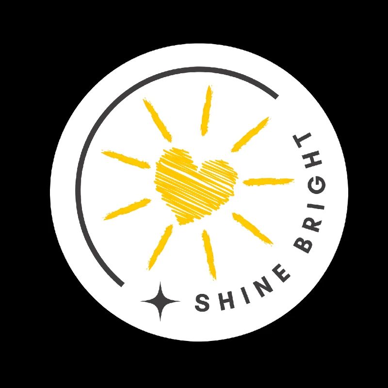 Statement - shine bright - Herz und Sonne