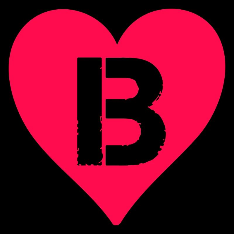 herz buchstabe b