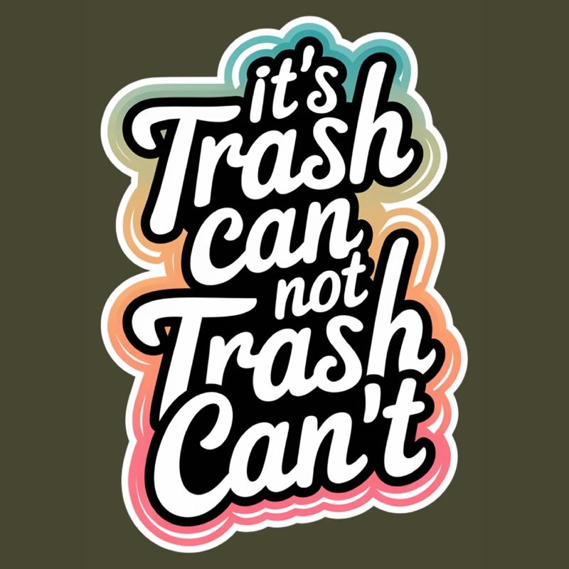 It's Trash Can Not Trash Can't 9