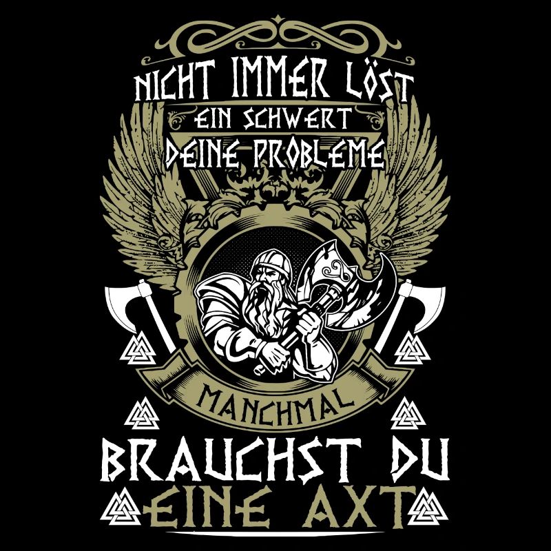 Axt Walhalla Valhall Wikinger Vikings Geschenk