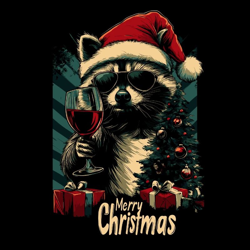 Vin de Noël raton laveur