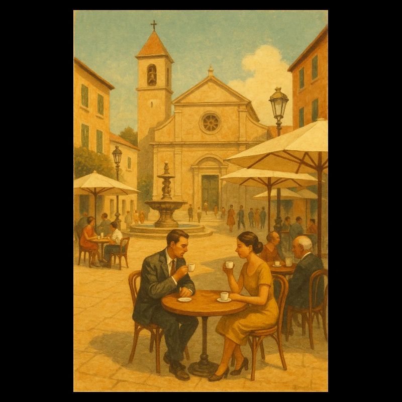 Coffee magic in squares
