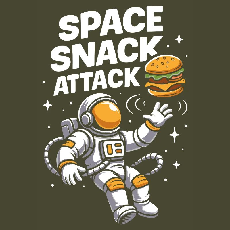 Conception spatiale du hamburger d'astronaute