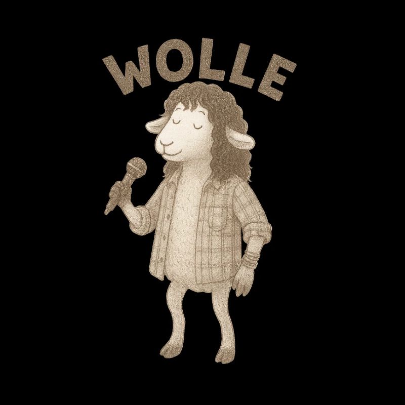 Wool Sheep with Microphone