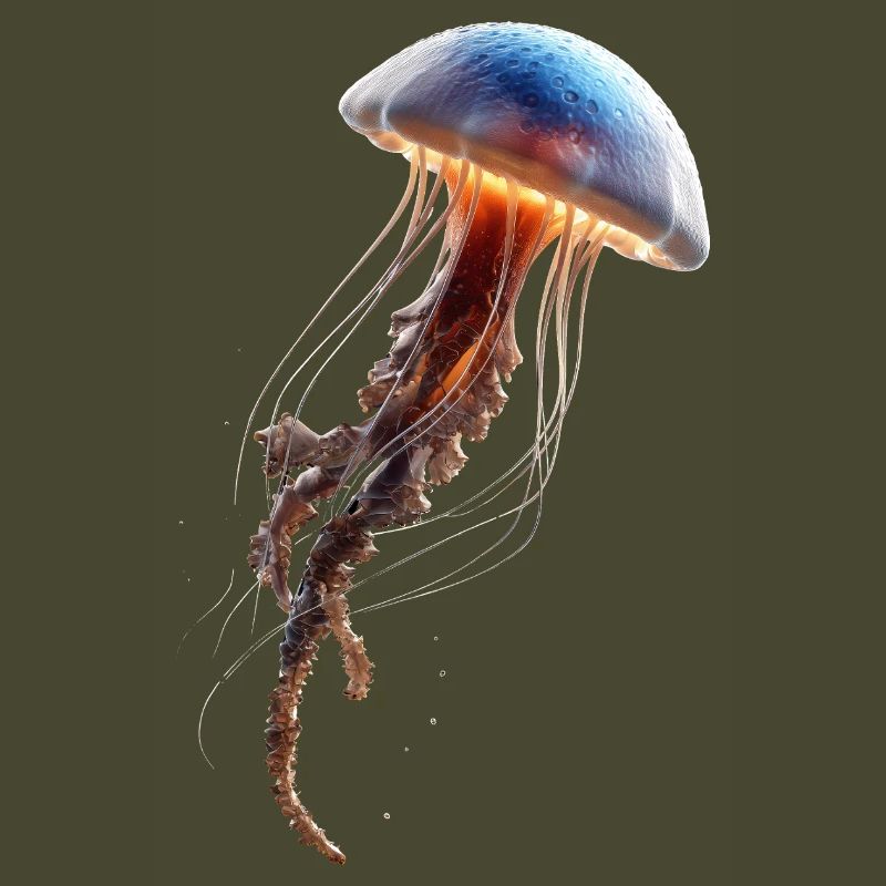 Méduse Méduse de feu Méduse Méduse mignonne