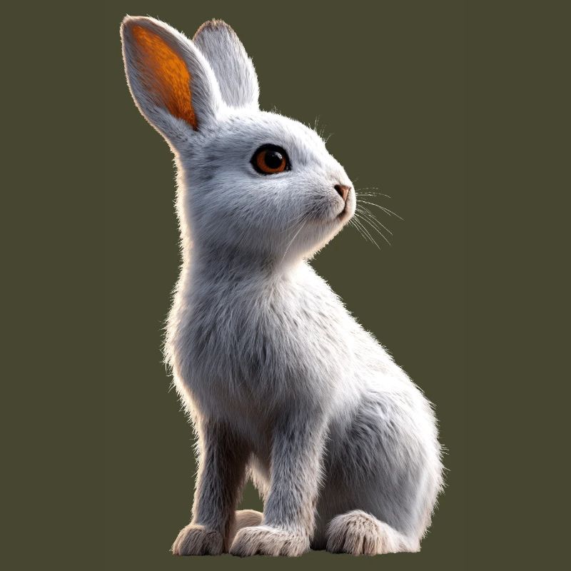Mountain Rabbit Arctic Hare Albino Rabbit White Rabbit