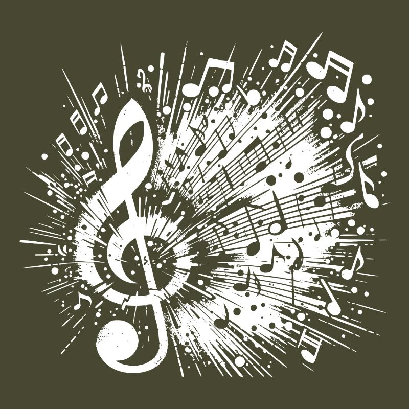 Exploding Music Clef Scale