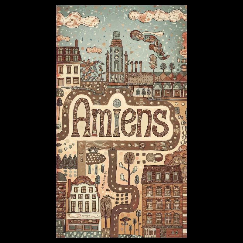 Amiens Cityscape Whimsy