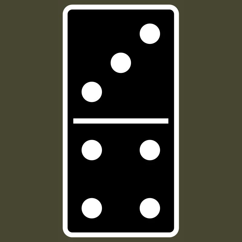 DOMINO STONE 3:4 - VARIABLE COLOR - VECTOR DESIGN!