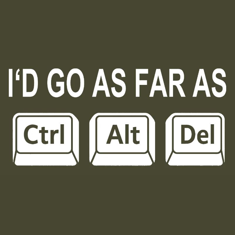 Programmer Shortcut Geek IT Support Computer Ta