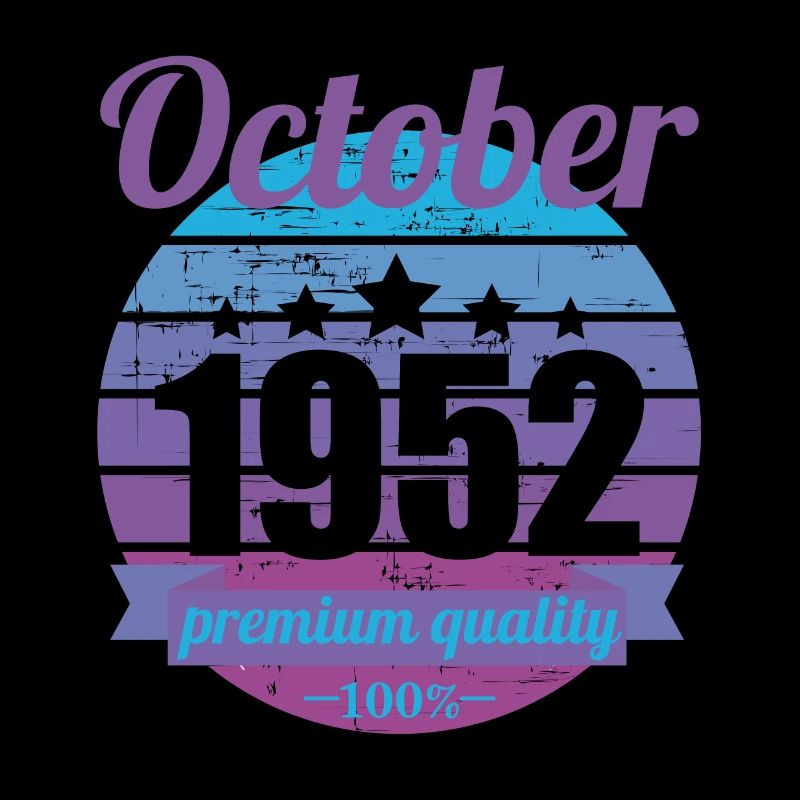 Born October 1952 70 years 70s 70th birthday