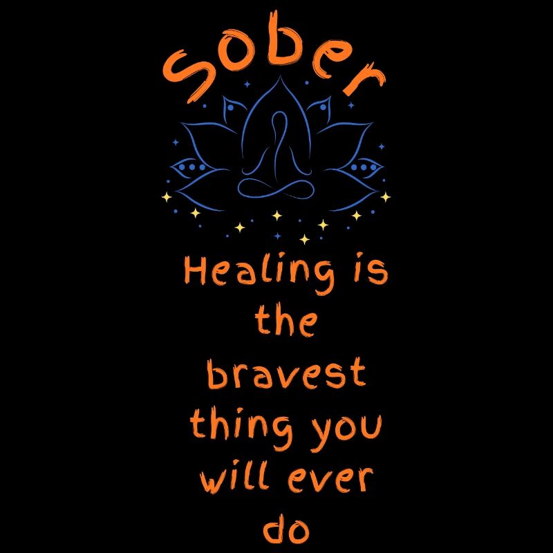 Tapferer Nüchternheits-Heil-Lotus