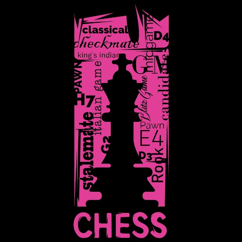 Echecs scratch Chess King en rose - Clubs d’échecs