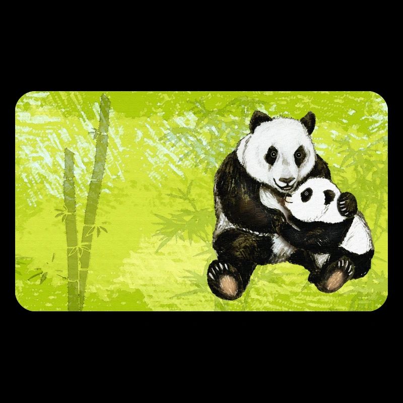 Mama Panda Bär mit Baby Panda