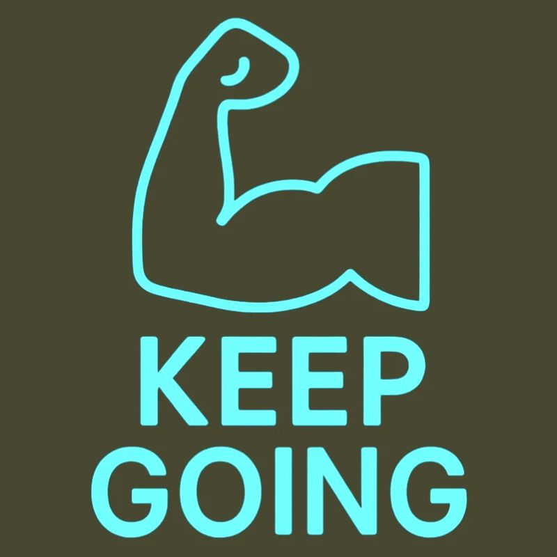 Durchhaltearm Keep Going