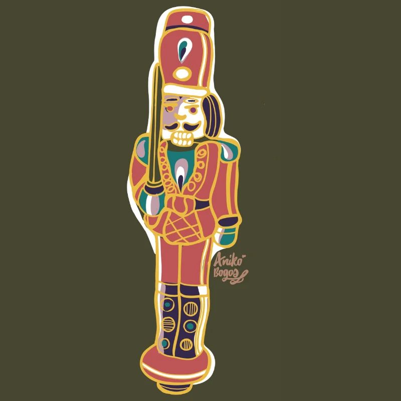 Colorful Nutcracker Deco Design