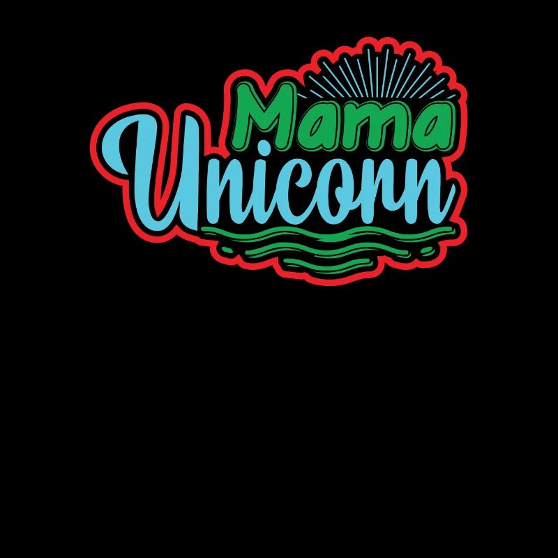 Mama Einhorn Licorne