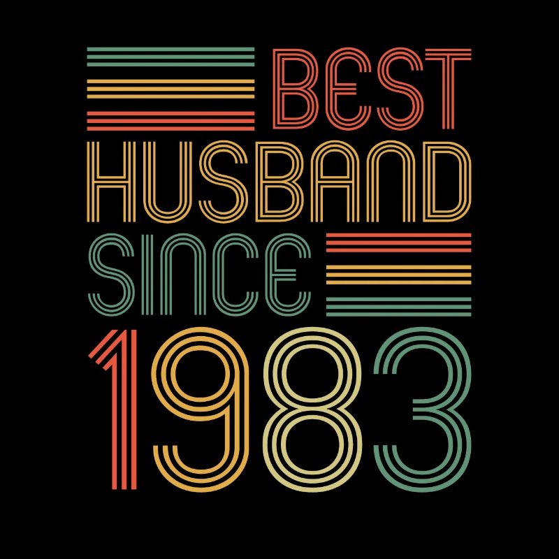 40th Wedding Anniversary Best Husband since 1983
