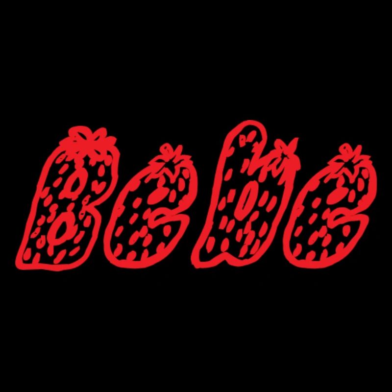 Bebe Abstract Red Pixel Art