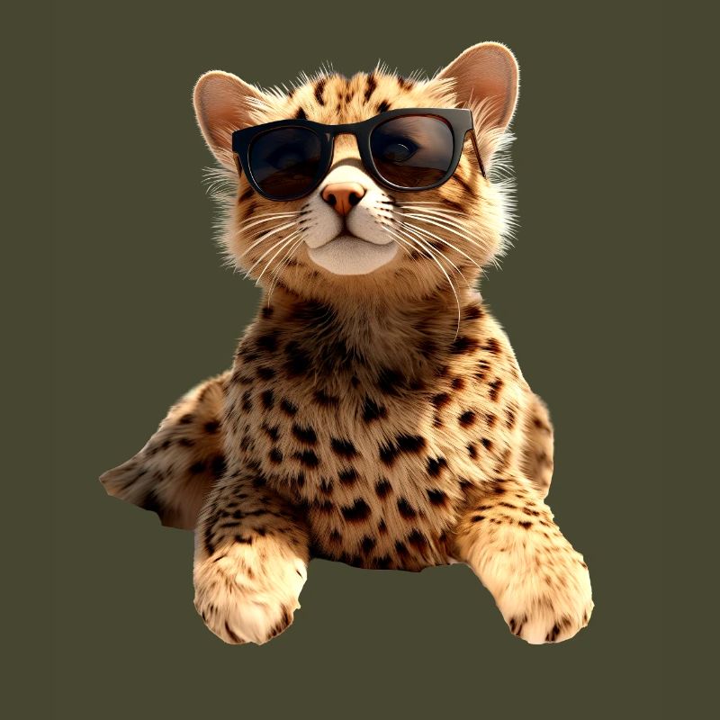 Lunettes de soleil guépard Chats guépard Mignon guépard
