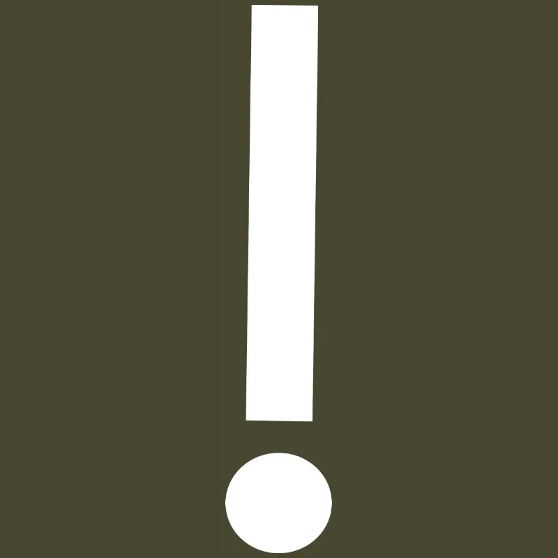 Exclamation Mark Template Design Pattern