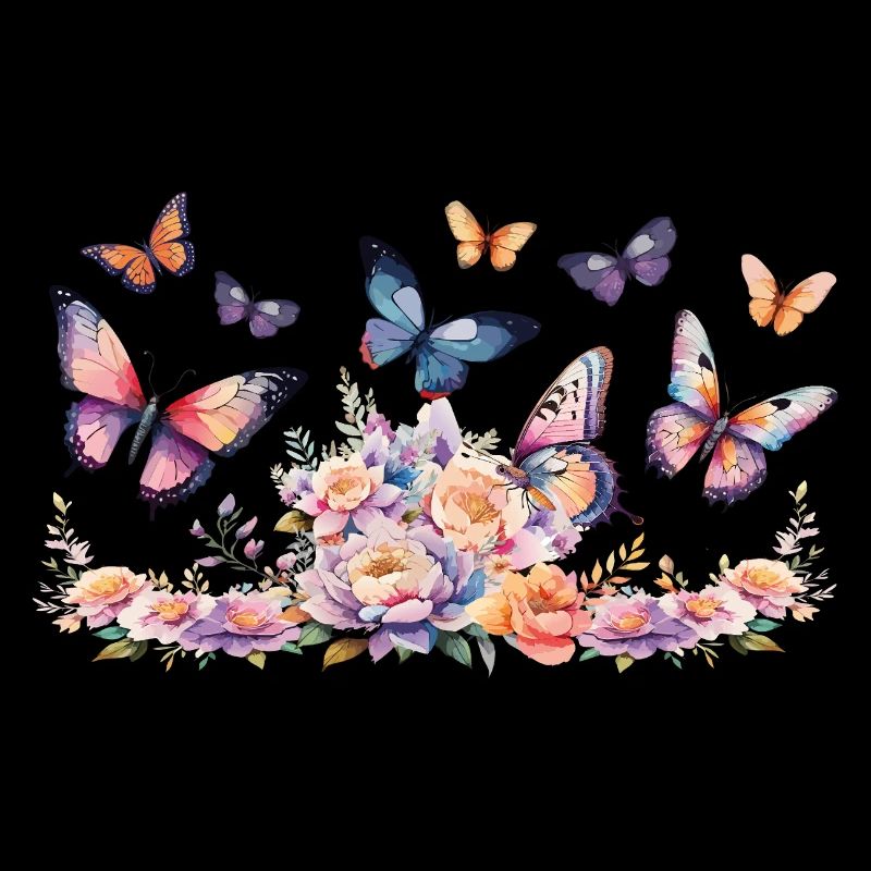 Magie des papillons - Art, couleurs et élégance