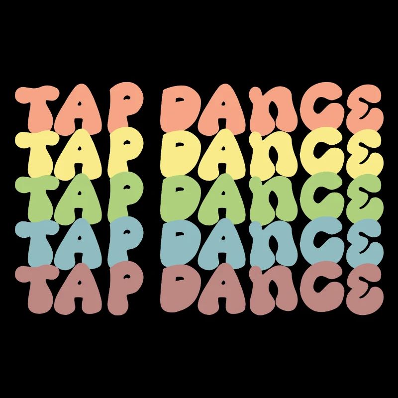 Regenbogen Tapdance Muster