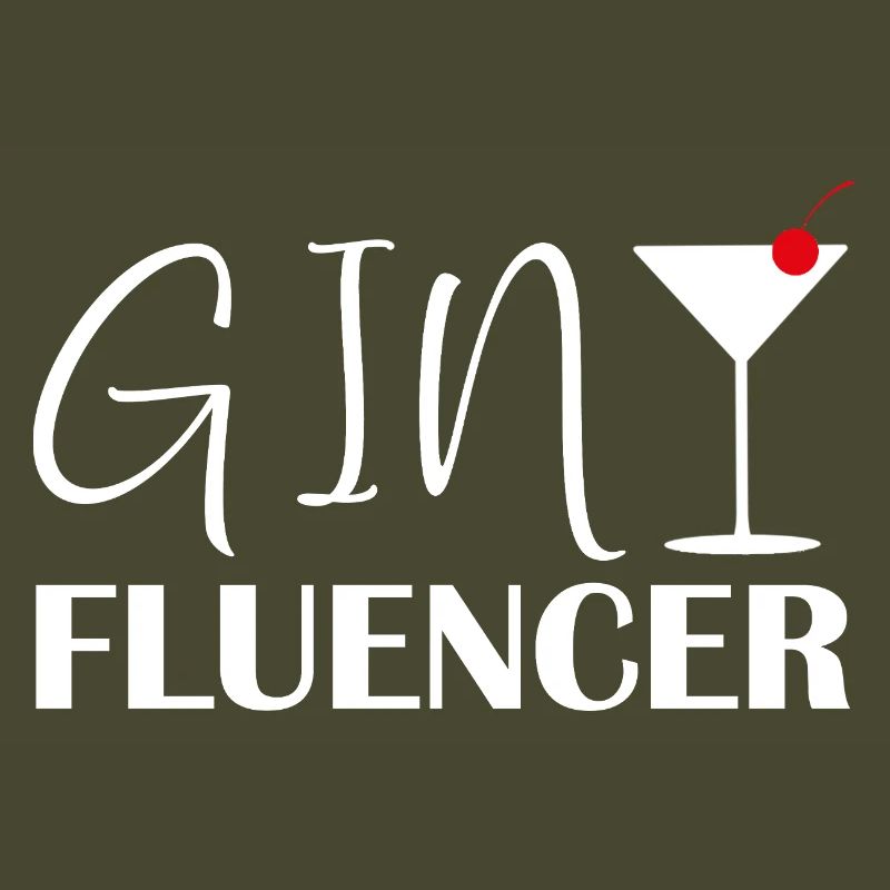 Ginfluencer Gin Statement Gin Drinker Saying