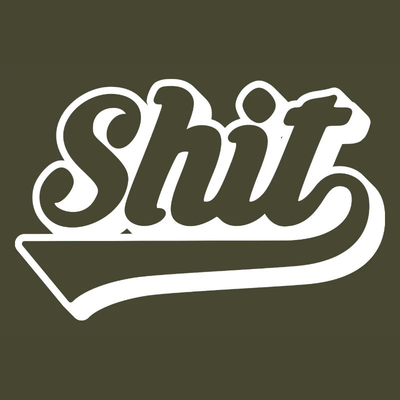Merde Rétro Script