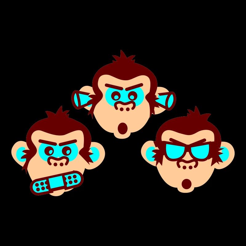 three wise monkeys