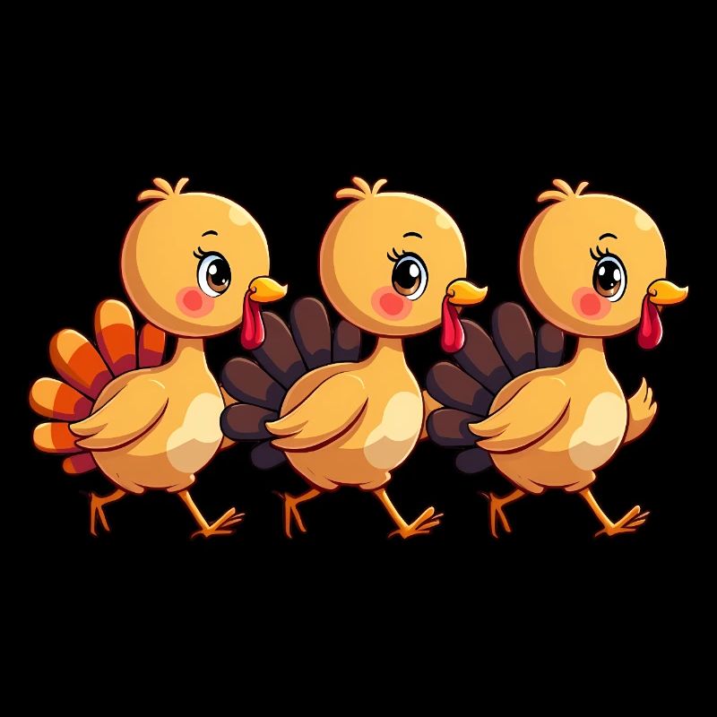 Bébé dinde de Thanksgiving