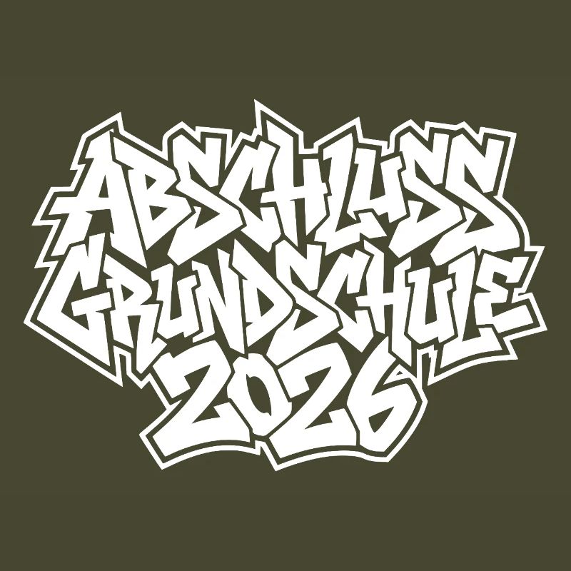 Grundschule Abschluss 2026 Graffiti