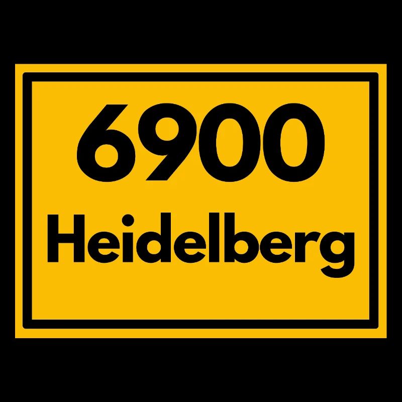 ANCIEN CODE POSTAL RETRO 6900 HEIDELBERG