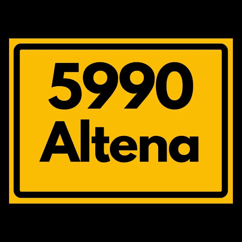 ANCIEN CODE POSTAL RETRO 5990 ALTENA HEIMAT