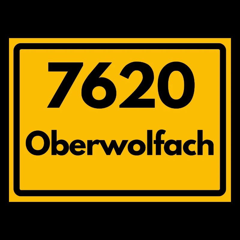 ALTE POSTLEITZAHL PLZ RETRO 7620 OBERWOLFACH 