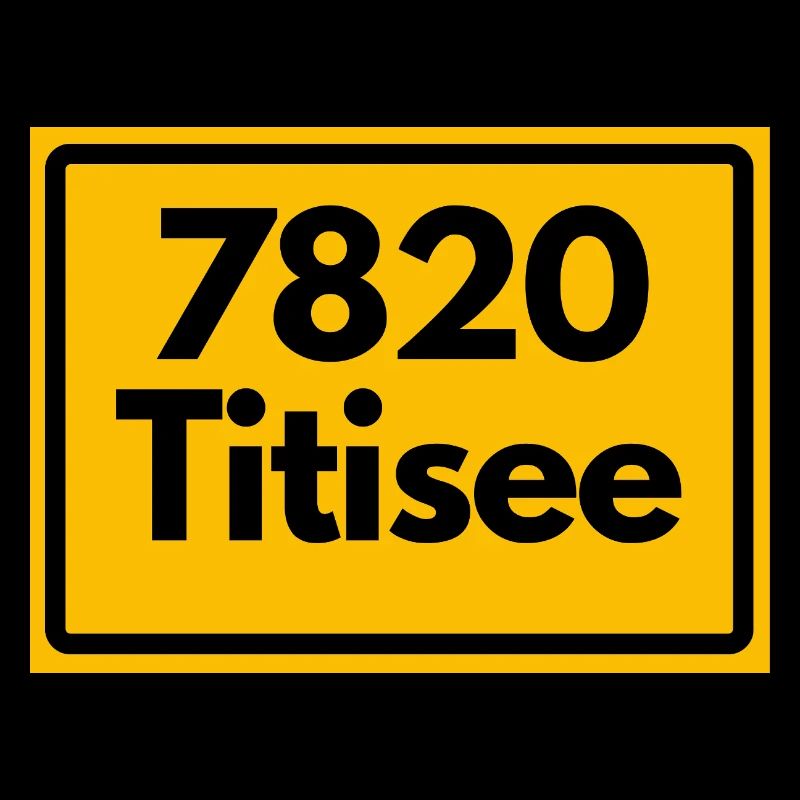 OLD POSTCODE POSTCODE RETRO 7820 TITISEE HEIMAT