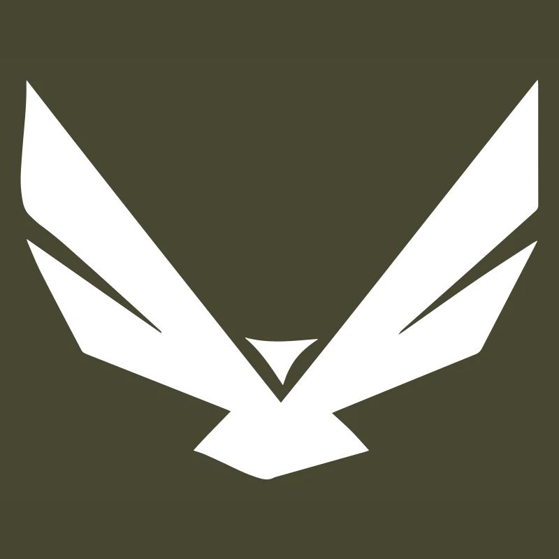 Eagle dans la forme la plus simple - design